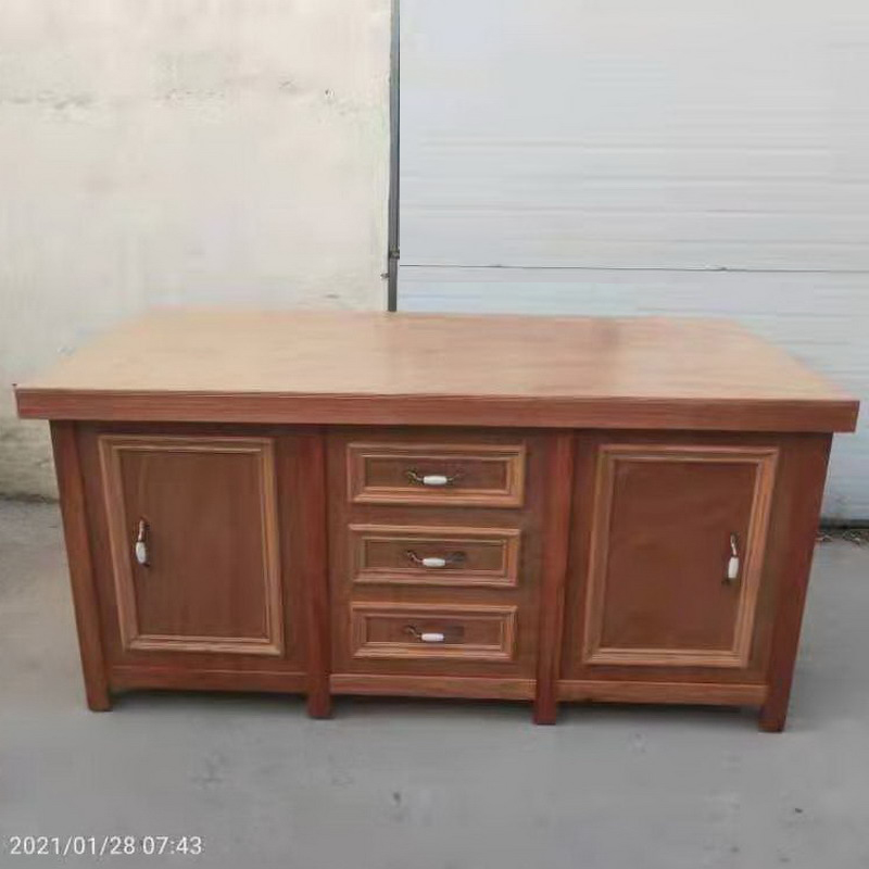 Aparador de madera portátil para mesa de Buffet, armario de almacenamiento para comedor, desmontaje, para bodas al aire libre