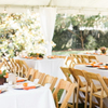 Silla plegable de madera maciza al aire libre de Wimbledon para bodas