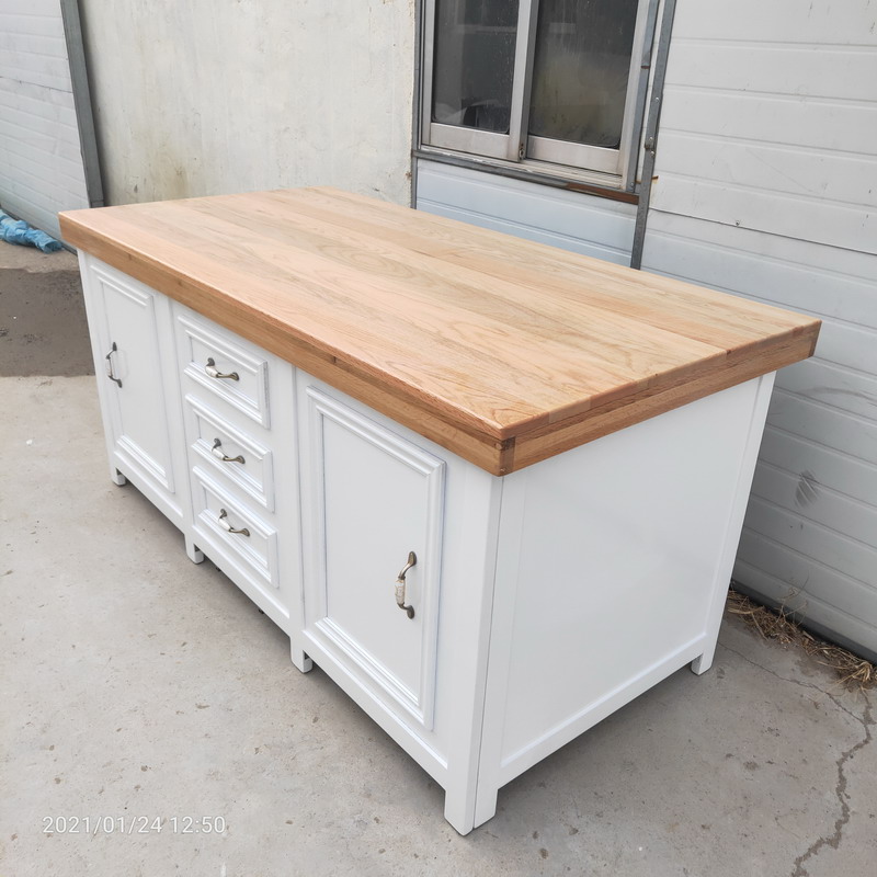 Aparador de madera portátil para mesa de Buffet, armario de almacenamiento para comedor, desmontaje, para bodas al aire libre